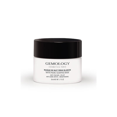 Masque de Nuit Perle Blanche — Éclat, anti-taches Gemology