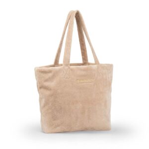 Grand sac de plage beige